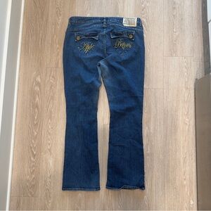 Apple Bottoms Women's Dark Blue Boot Cut Jeans